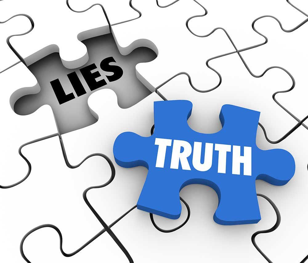 Truth Vs Lies Puzzle Piece