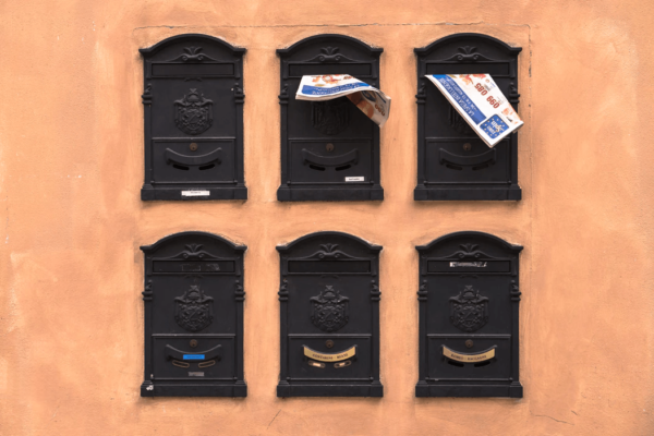 image of mailboxes