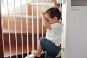 Childproofing Your Home for Open Houses: Child safety gate