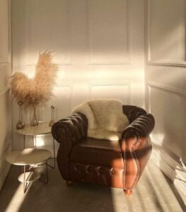 Tufted Leather Chair